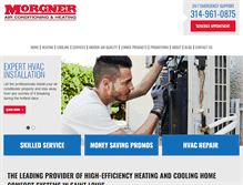 Tablet Screenshot of morgnerstl.com